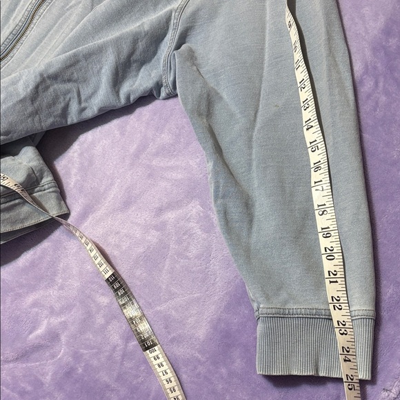 D&co Stylish Light Gray Jean Jacket - Picture 10 of 11